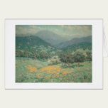 California landscape with Poppies (1213) cards
