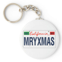 California License Plate Merry Xmas 2011