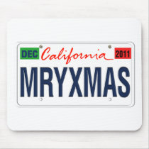California License Plate Merry Xmas 2011