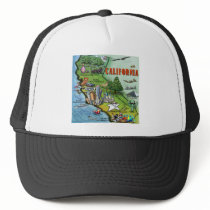 California Map Hat