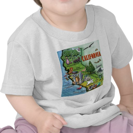 California Map Tshirts