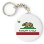 California Marijuana Republic Key Chains