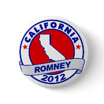 California Mitt Romney Buttons