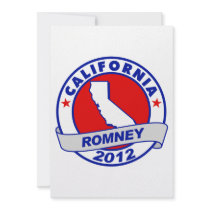California Mitt Romney Personalized Announcements