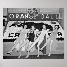 California Orange Ball, 1930s Posters