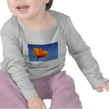 California Poppy Against Blue Sky Tee Shirt