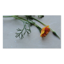California poppy business card