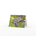 California Purple Grapes on the Vine Greeting Card