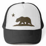 California Republic Bear - Brown Mesh Hats