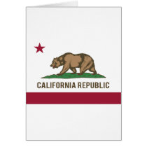 California Republic Flag - Colour Card