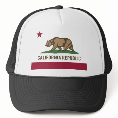 California Republic Flag - Colour Hats by visualnewbie