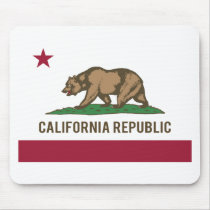 California Republic Flag - Colour Mouse Pad