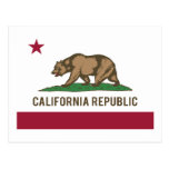 California Republic Flag - Colour Post Cards
