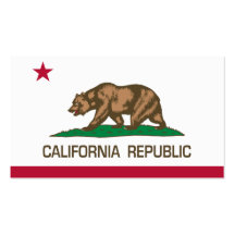 California Republic (State Flag) Business Card