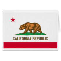 California Republic State Flag Cards