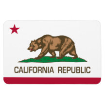 California Republic (State Flag) Vinyl Magnet