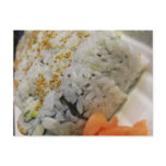 California Roll - Vegetarian Sushi Post Card