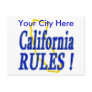 California Rules ! Postcard