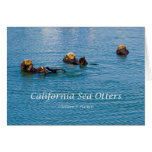 California Sea Otter California Products Greeting Cards