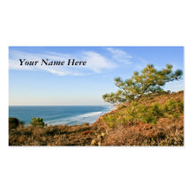 California Seascape Business Card Templates