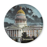 California State Capitol Moonlight Magnet