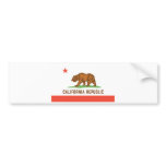 California State Flag Bumper Sticker