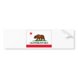 California State Flag Bumper Stickers