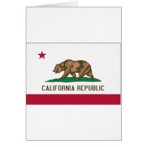 California State Flag Greeting Cards
