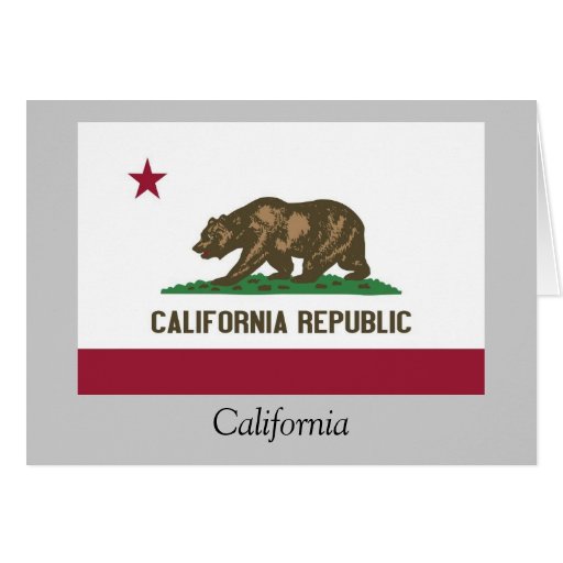 California State Flag Cards