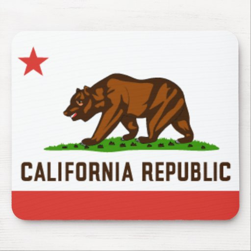 California state flag Mousepad