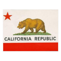 California State Flag Postcards