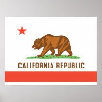 California State Flag Posters