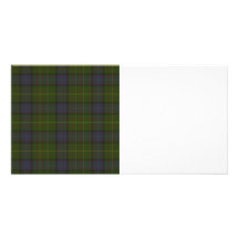 California state tartan photo card template