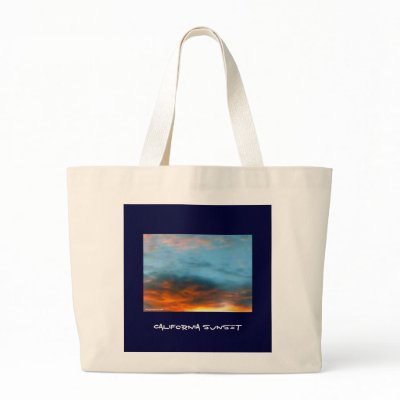 California Sunset! Canvas Bag by girlsrule2468