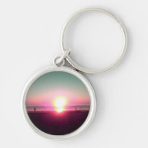 California Sunset Key Chain