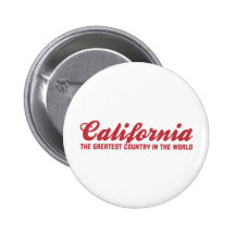 california the greatest country in the world pinback buttons