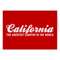 california the greatest country in the world cards