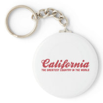 california the greatest country in the world keychain