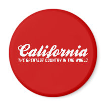 california the greatest country in the world refrigerator magnets