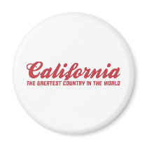 california the greatest country in the world refrigerator magnets