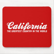 california the greatest country in the world mousepad