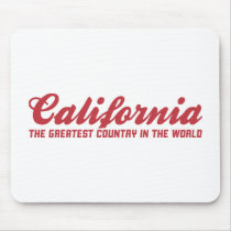 california the greatest country in the world mousepad