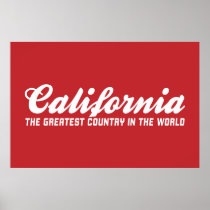 california the greatest country in the world print