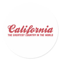 california the greatest country in the world stickers