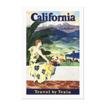 California This Summer Gallery Wrapped Canvas