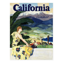 California This Summer Post Card
