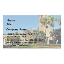 California Tower In Balboa Park Business Card