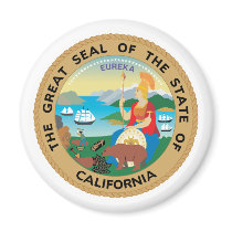 California, USA magnets