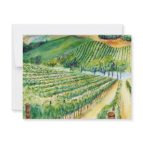 California Vineyard Invitation