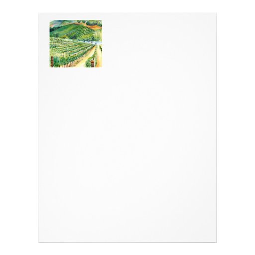 California Vineyard Letterhead
